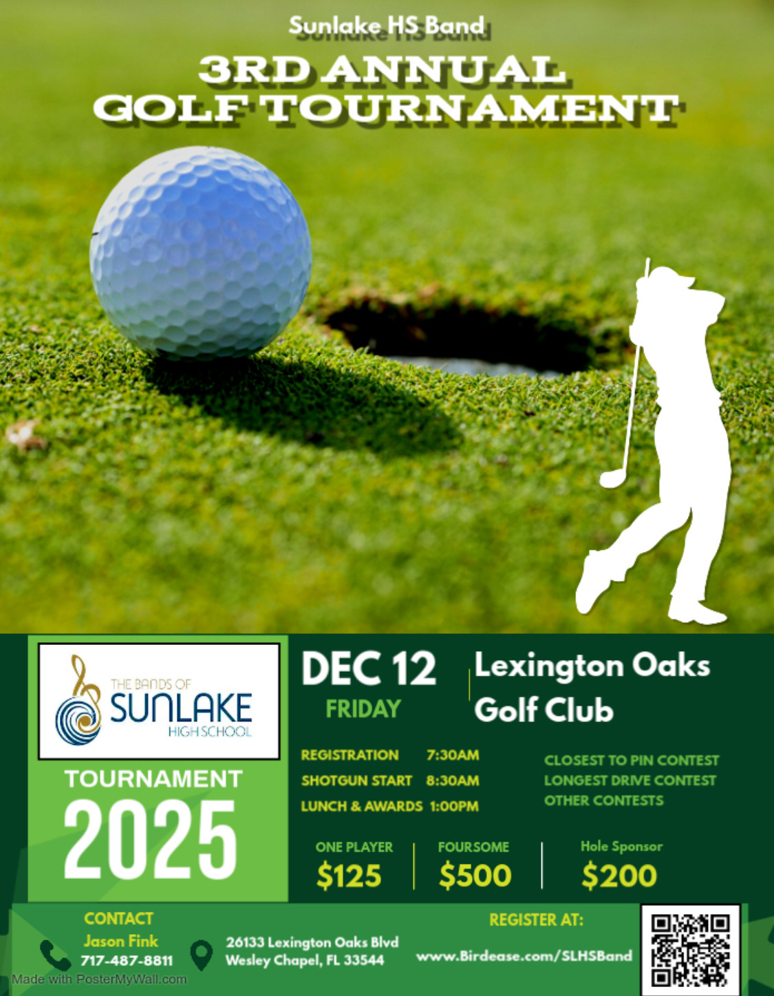 3rd annual golf tournament